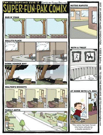 Tom the Dancing Bug on Monday March 23, 2020 Comic Strip
