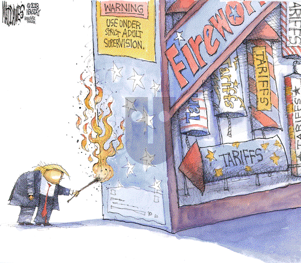 Matt Davies on Tuesday July 3, 2018 Comic Strip