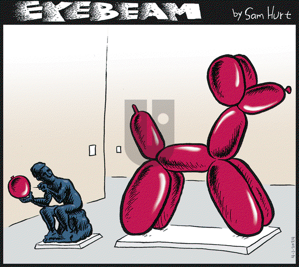 Eyebeam on Monday April 1, 2024 Comic Strip