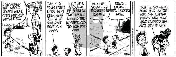Grand Avenue on Tuesday July 10, 2001 Comic Strip