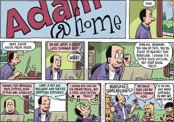 Adam@Home on Sunday August 20, 2017 Comic Strip