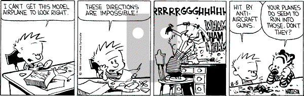 Calvin and Hobbes - Monday August 5, 1991 Comic Strip