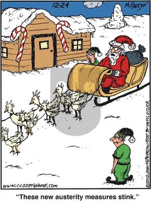 Close to Home on Monday December 24, 2012 Comic Strip