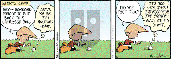 DeFlocked on Saturday July 26, 2014 Comic Strip