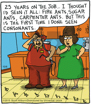 The Argyle Sweater on Thursday October 8, 2015 Comic Strip