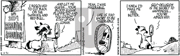 Over the Hedge on Friday December 31, 2004 Comic Strip