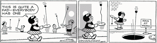 Nancy on Saturday July 17, 1971 Comic Strip