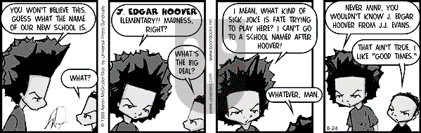 The Boondocks - Tuesday August 24, 1999 Comic Strip