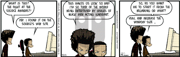 The Boondocks on Tuesday May 6, 2008 Comic Strip