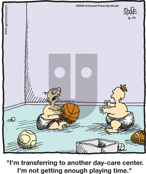 In the Bleachers - Tuesday February 17, 2009 Comic Strip