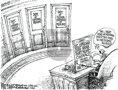 Matt Davies on Monday February 27, 2006 Comic Strip