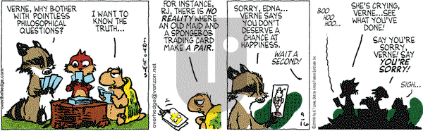 Over the Hedge on Thursday September 16, 2010 Comic Strip