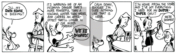 Buckles on Thursday March 13, 2025 Comic Strip