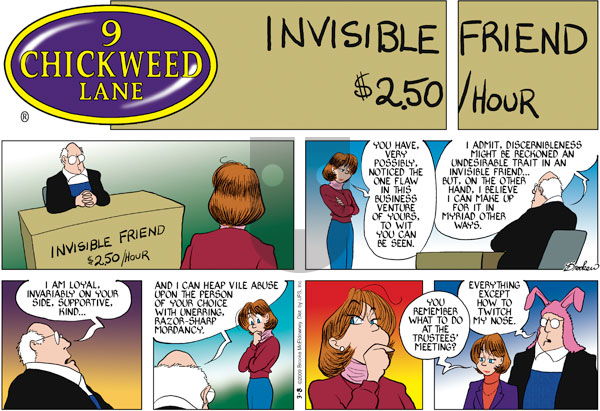 9 Chickweed Lane on Sunday March 8, 2009 Comic Strip
