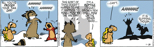 Over the Hedge on Tuesday January 25, 2011 Comic Strip