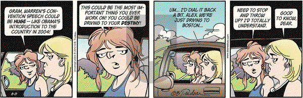 Doonesbury on Tuesday August 21, 2012 Comic Strip