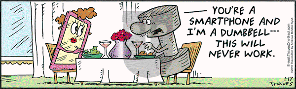 Frank and Ernest on Wednesday January 17, 2018 Comic Strip