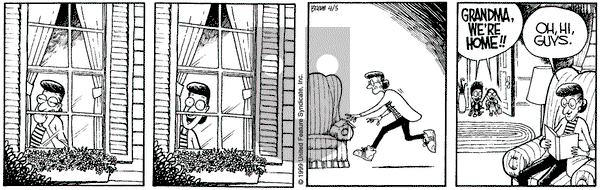 Grand Avenue - Monday April 5, 1999 Comic Strip