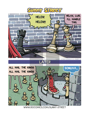 Sunny Street on Monday August 16, 2021 Comic Strip