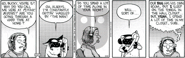 Get Fuzzy on Monday May 22, 2000 Comic Strip