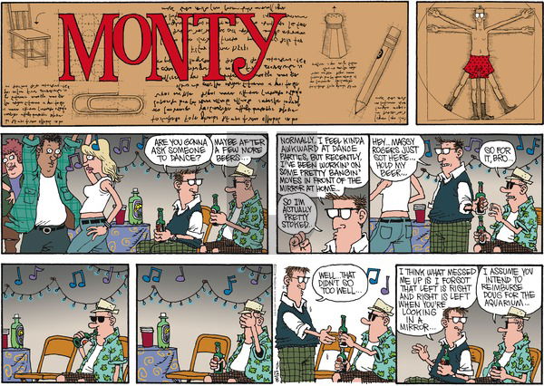 Monty on Sunday December 8, 2013 Comic Strip