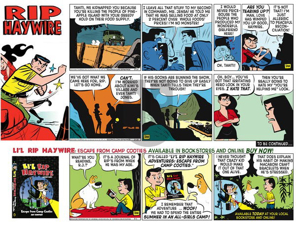 Rip Haywire on Sunday October 16, 2016 Comic Strip