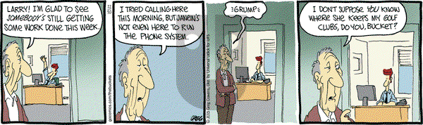 The Buckets on Wednesday December 30, 2015 Comic Strip