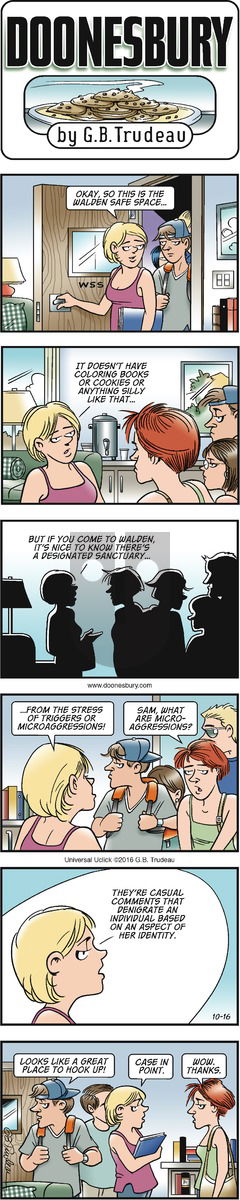 Doonesbury on Sunday October 16, 2016 Comic Strip