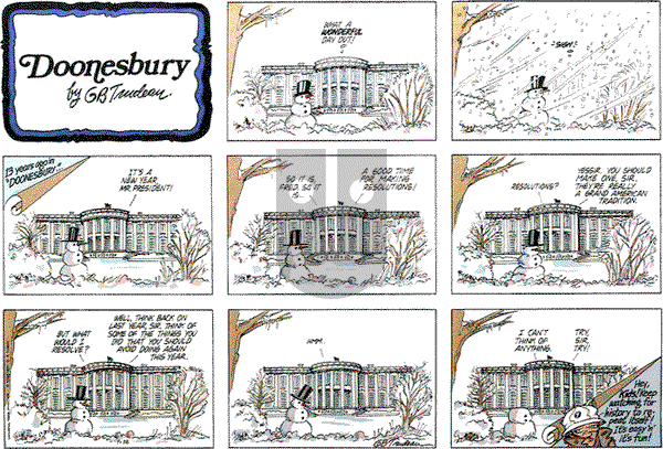 Doonesbury on Sunday January 18, 1987 Comic Strip