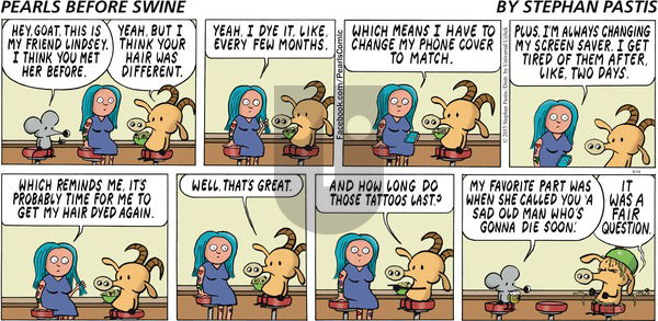Pearls Before Swine on Sunday August 16, 2015 Comic Strip
