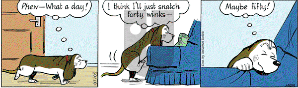 Fred Basset - Monday July 5, 2010 Comic Strip