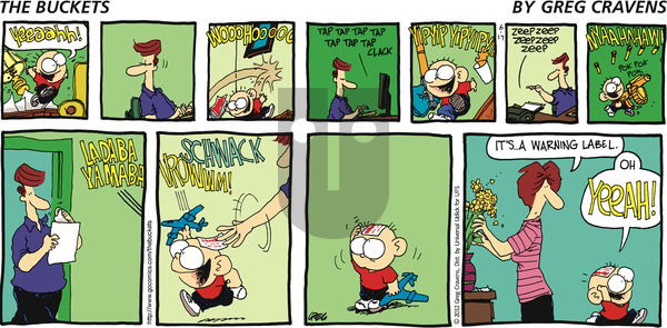 The Buckets on Sunday June 17, 2012 Comic Strip