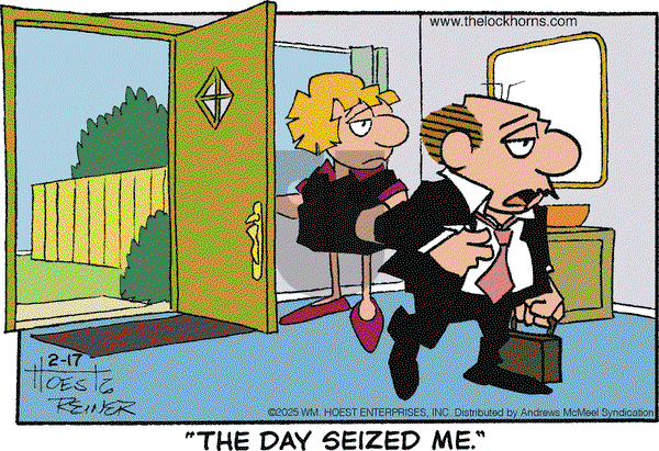 The Lockhorns - Monday February 17, 2025 Comic Strip