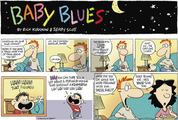 Baby Blues on Sunday January 25, 2004 Comic Strip