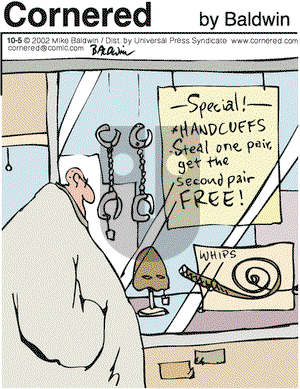 Cornered on Saturday October 5, 2002 Comic Strip