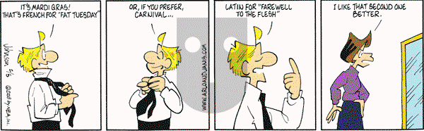 Arlo and Janis on Tuesday February 5, 2008 Comic Strip