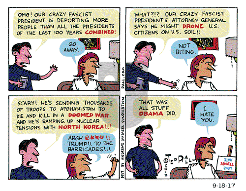 Ted Rall on Monday September 18, 2017 Comic Strip
