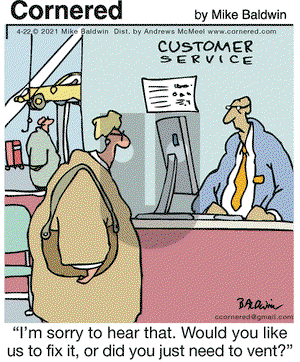 Cornered on Thursday April 22, 2021 Comic Strip