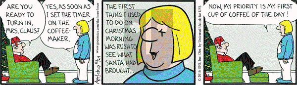 The Born Loser on Saturday December 24, 2016 Comic Strip
