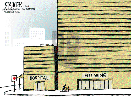 Jeff Stahler on Friday February 2, 2018 Comic Strip
