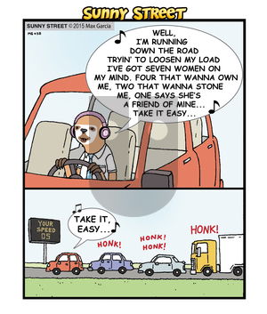 Sunny Street on Wednesday May 6, 2015 Comic Strip