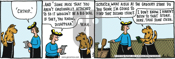 Overboard on Thursday October 24, 2019 Comic Strip