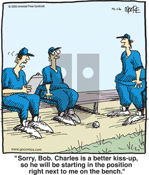 In the Bleachers - Thursday April 16, 2009 Comic Strip
