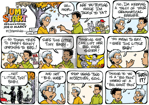 JumpStart - Sunday August 28, 2011 Comic Strip