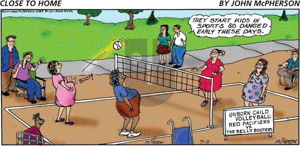 Close to Home on Sunday July 11, 2010 Comic Strip