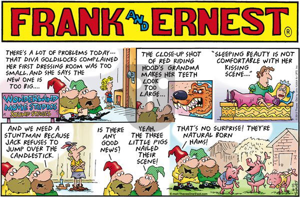 Frank and Ernest on Sunday June 10, 2012 Comic Strip