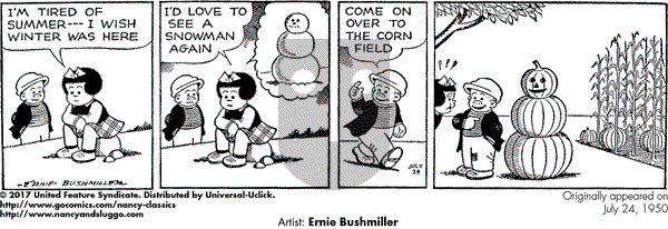 Nancy Classics on Monday July 24, 2017 Comic Strip