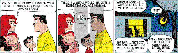 Rip Haywire on Friday April 6, 2018 Comic Strip