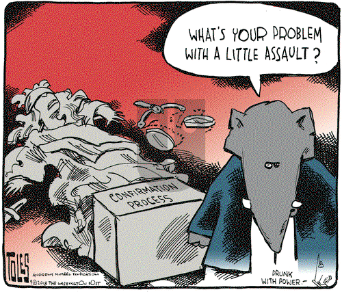 Tom Toles on Tuesday September 18, 2018 Comic Strip