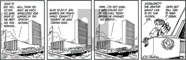 Doonesbury on Saturday June 24, 1978 Comic Strip